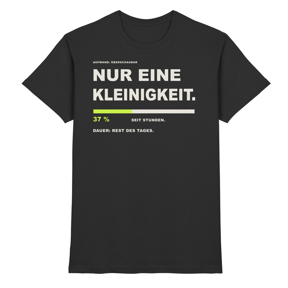 NUR EINE KLEINIGKEIT. – Schwarzes T-Shirt