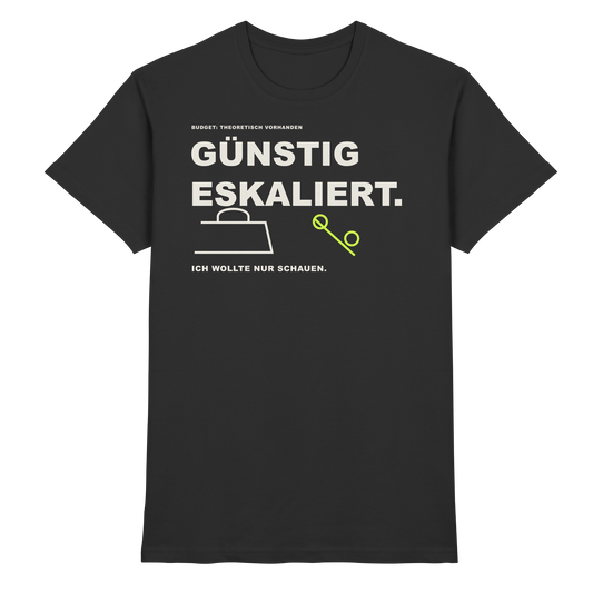 FEEDSTOFF FS012 – Günstig eskaliert - Premium Shirt